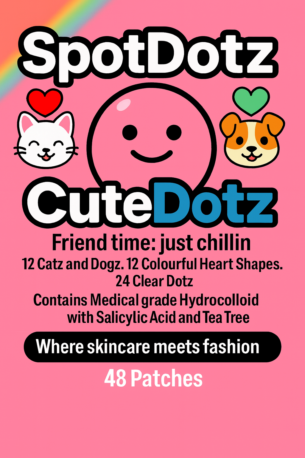 SpotDotz - CuteDotz. 48 Patches