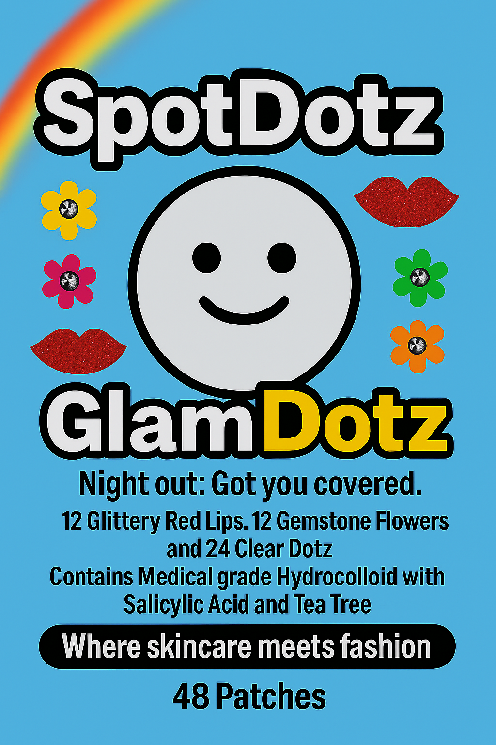 SpotDotz - GlamDotz. 48 Patches